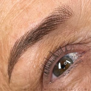 Eyebrow Tattoo result by Create Microblading in Katy, TX
