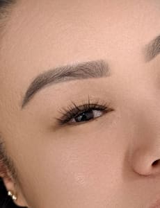 Eyebrow Tattoo result by Creation Beauty & Academy in Newark, CA