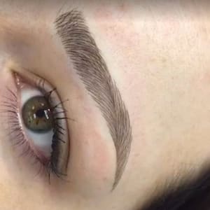Eyebrow Tattoo result by Creations Art and Beauty in Temecula, CA