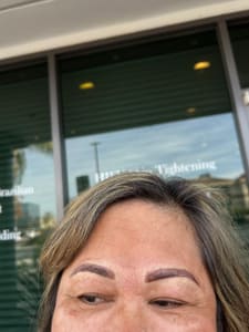 Eyebrow Tattoo result by Creations Art and Beauty in Temecula, CA