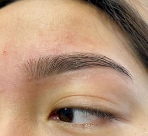 Eyebrow Tattoo result by Creative Eyebrow Threading Salon in San Leandro, CA