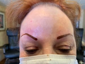 Eyebrow Tattoo result by Creative Lady Permanent Makeup Studio in Aston Township, PA