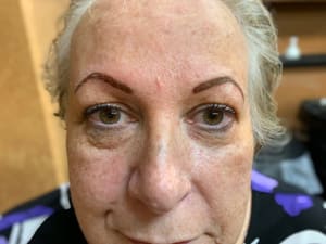 Eyebrow Tattoo result by Creative Lady Permanent Makeup Studio in Aston Township, PA