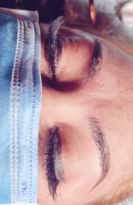 Eyebrow Tattoo result by Creatrix Beauty Cosmetic Tattoo Studio in Issaquah, WA