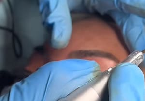 Eyebrow Tattoo result by Creatrix Beauty Cosmetic Tattoo Studio in Issaquah, WA