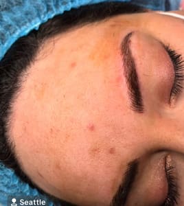 Eyebrow Tattoo result by Creatrix Beauty Cosmetic Tattoo Studio in Issaquah, WA