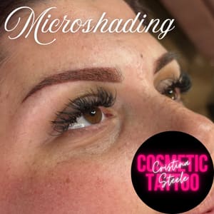 Eyebrow Tattoo result by Cristina Steele Cosmetic Tattoo in Redding, CA