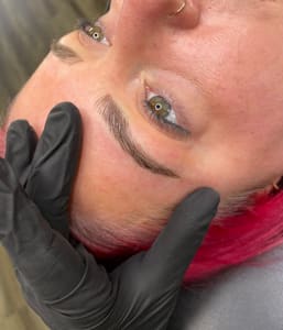 Eyebrow Tattoo result by Cross + Willow Permanent Cosmetics in Mission Viejo, CA