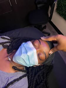 Eyebrow Tattoo result by Crown'DLooks Esthetics in Lawrenceville, GA