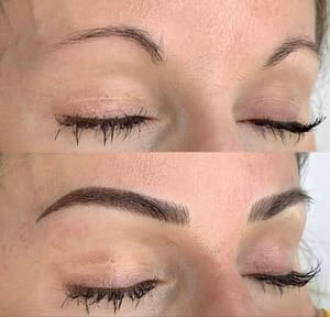 Eyebrow Tattoo result by Crowne of Laurel, LLC in Little Rock, AR