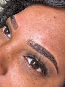 Eyebrow Tattoo result by Crowne of Laurel, LLC in Little Rock, AR