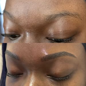 Eyebrow Tattoo result by Crowne of Laurel, LLC in Little Rock, AR