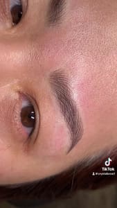 Eyebrow Tattoo result by Crystal Brow Expert in San Jose, CA