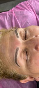 Eyebrow Tattoo result by Crystal's Permanent Beauty in Delano, CA