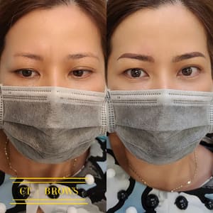 Eyebrow Tattoo result by CT Brows in Stanton, CA
