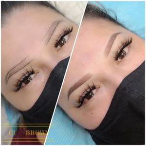 Eyebrow Tattoo result by CT Brows in Stanton, CA