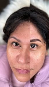 Eyebrow Tattoo result by Cuchu Brows in Inglewood, CA