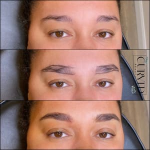 Eyebrow Tattoo result by Curved Beauty Co. in Kent, WA