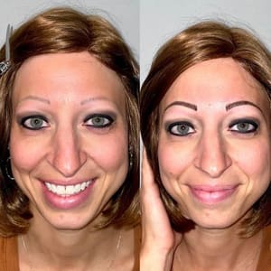 Eyebrow Tattoo result by CustomEyes Microblading in Flint, MI