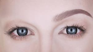 Eyebrow Tattoo result by CustomEyes Microblading in Flint, MI