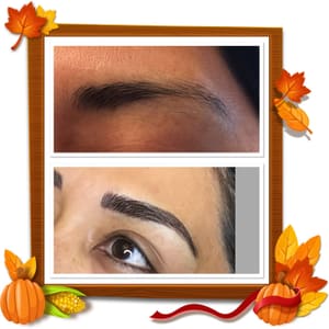 Eyebrow Tattoo result by Cyndi's Salon & Spa in Cibolo, TX