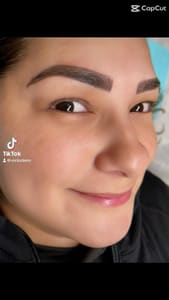 Eyebrow Tattoo result by D'Arro Salon in Burbank, IL