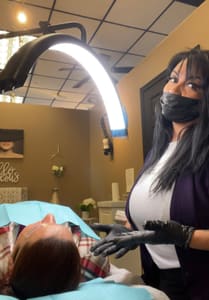 Eyebrow Tattoo result by D'Arro Salon in Burbank, IL