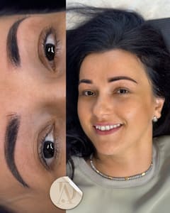 Eyebrow Tattoo result by D Atelier in Arlington Heights, IL