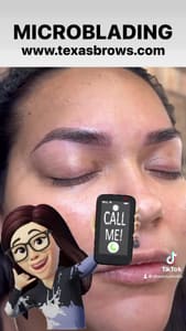 Eyebrow Tattoo result by D' Beauty Studio LLC in Weslaco, TX