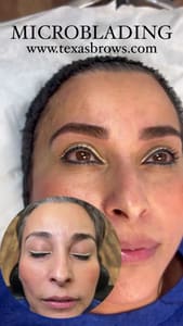 Eyebrow Tattoo result by D' Beauty Studio LLC in Weslaco, TX