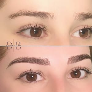 Eyebrow Tattoo result by D Brow Studio in Baton Rouge, LA