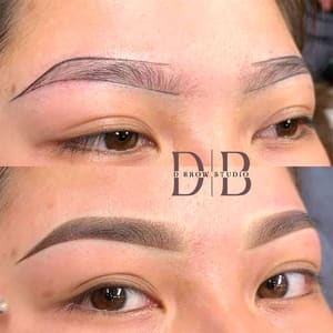 Eyebrow Tattoo result by D Brow Studio in Baton Rouge, LA