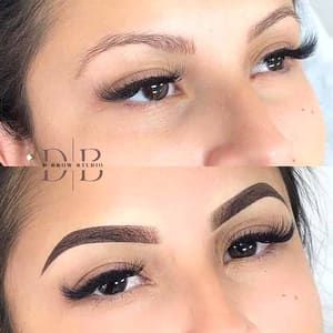 Eyebrow Tattoo result by D Brow Studio in Baton Rouge, LA