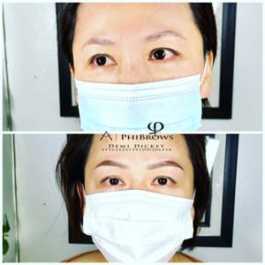 Eyebrow Tattoo result by D Brows Studio in Millbrae, CA