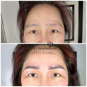 Eyebrow Tattoo result by D Brows Studio in Millbrae, CA