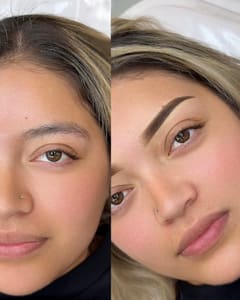 Eyebrow Tattoo result by D’Elegance Beauty Bar in Omaha, NE
