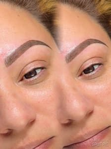 Eyebrow Tattoo result by D' Lashes Beauty Studio in Cranston, RI