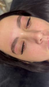 Eyebrow Tattoo result by D' Lima Studio in Miami, FL