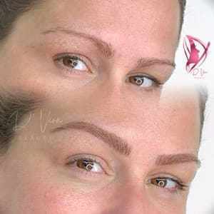 Eyebrow Tattoo result by D'Vera Beauty in Baton Rouge, LA