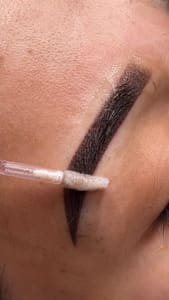 Eyebrow Tattoo result by Dachell Beauty Studio in Rochelle, IL