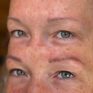 Eyebrow Tattoo result by Dahl House Co. in Durham, NC