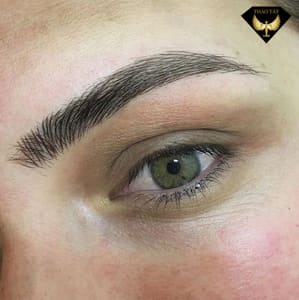Eyebrow Tattoo result by Daisy Permanent Makeup & Academy in Redwood City, CA