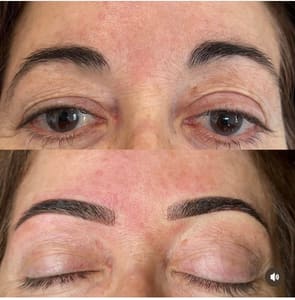 Eyebrow Tattoo result by Daliah Permanent Makeup in Van Nuys, CA