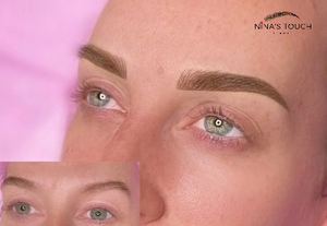 Eyebrow Tattoo result by Dalisay Beauty Permanent Makeup + Wax in Vienna, VA
