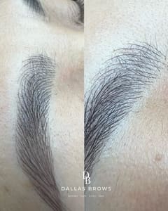 Eyebrow Tattoo result by Dallas Brows Artist in Lewisville, TX