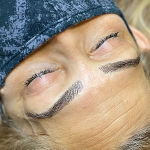 Eyebrow Tattoo result by Dallas Diaz Cosmetic Tattoo in Riverview, FL
