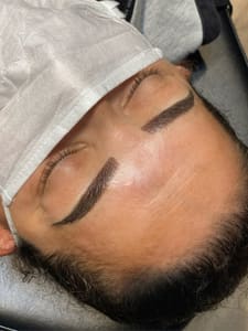 Eyebrow Tattoo result by Dallas Diaz Cosmetic Tattoo in Riverview, FL