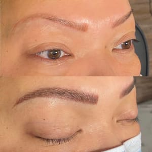 Eyebrow Tattoo result by Danaesthetics Beauty Studio in Walnut Creek, CA