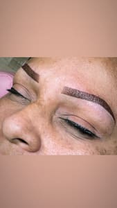 Eyebrow Tattoo result by Dani Brow Studio in Greenacres, FL