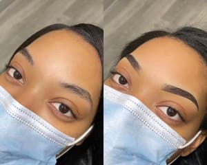 Eyebrow Tattoo result by Dani Esthetics in Menifee, CA